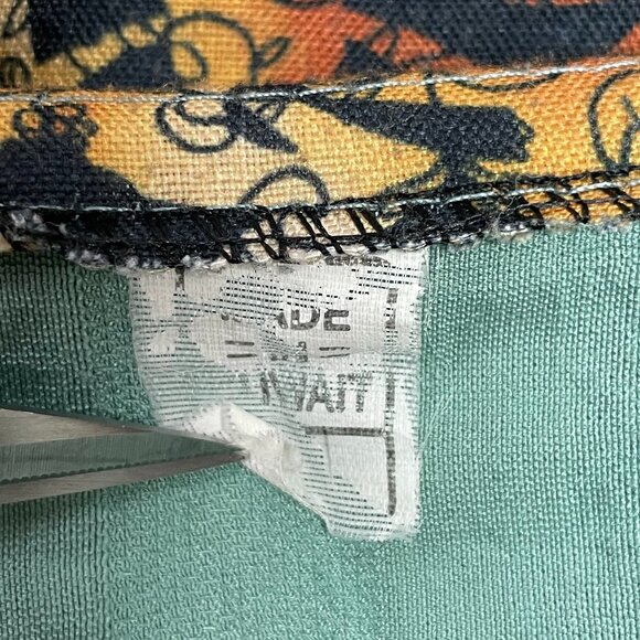 Kaftan Dress Light Green Handmade Kuwait Women Maxi Textured Fabric Pattern Trim - Picture 6 of 15